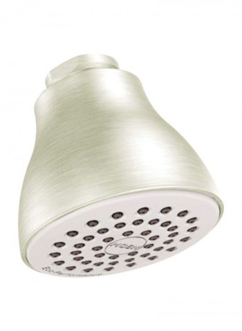 Brushed Nickel Showerhead Silver 4.5 x 3.8 x 3inch