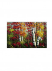 Indian Summer Artwork Canvas Wall Art Multicolour 16 x 24inch
