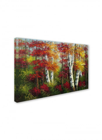 Indian Summer Artwork Canvas Wall Art Multicolour 16 x 24inch