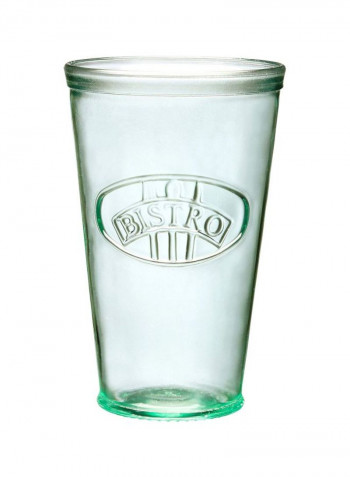 6-Piece Bistro Tall Glass Set Blue 16ounce
