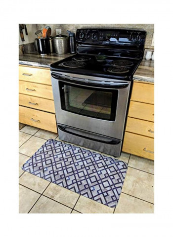 Comfort Floor Mat Blue Diamonds 39x0.8x20inch