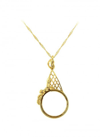 Filigree Magnifying Glass Necklace