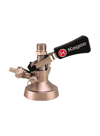 Keg Tap Coupler Silver/Black
