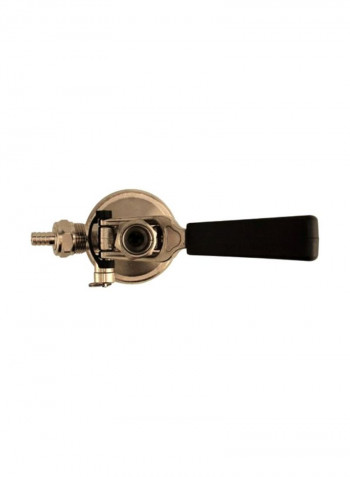 Keg Tap Coupler Silver/Black