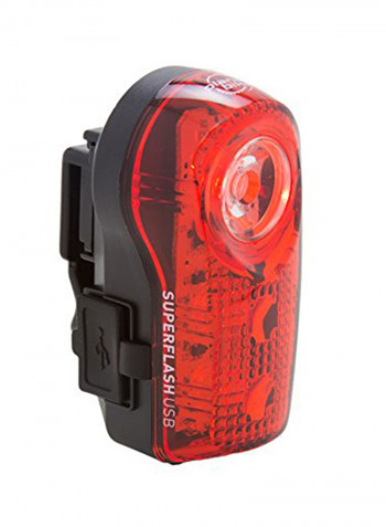 Superflash USB bike tail light 4.45x1191.26x8.89inch