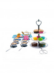 39-Piece Deluxe Afternoon Tin Tea Set With Cake Stand