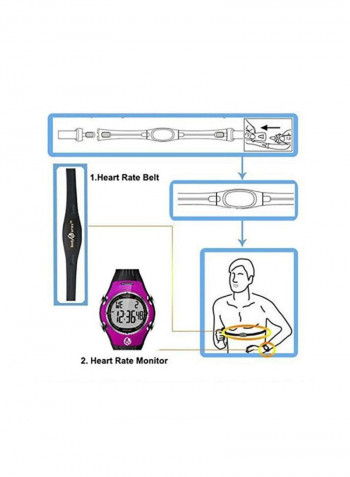 Fitness Activity Watch Black