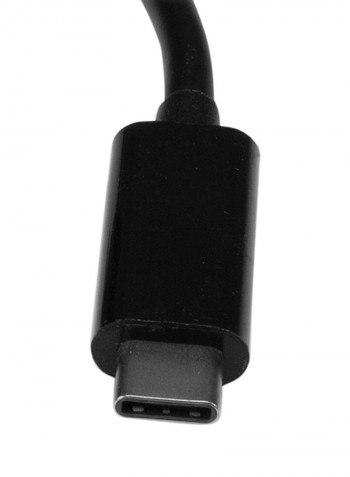 3-Port USB-C Hub Black
