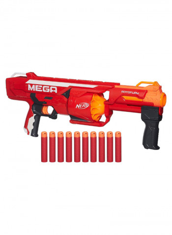 N-Strike Mega Series Rotofury Blaster With Dart