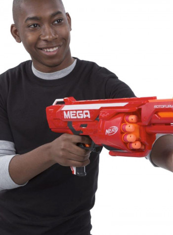 N-Strike Mega Series Rotofury Blaster With Dart