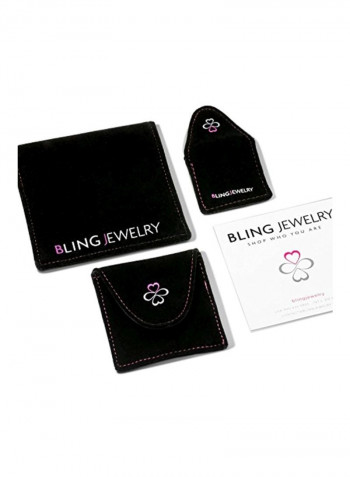 925 Sterling Silver Cubic Zirconia Studded Ring
