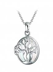 925 Sterling Silver Tree Of Life Themed Pendant Necklace