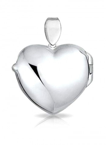 925 Sterling Silver Heart Shaped Locket