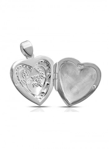 925 Sterling Silver Heart Shaped Locket