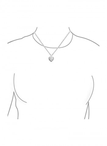 925 Sterling Silver Heart Shaped Locket