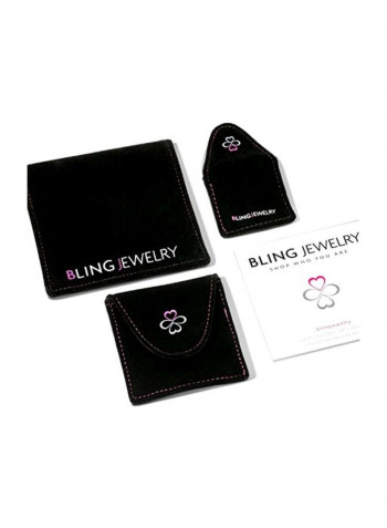 925 Sterling Silver Cubic Zirconia Studded Ring