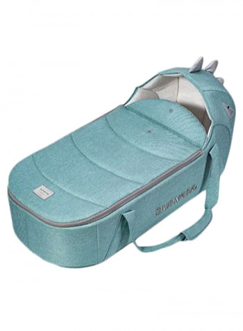 Foldable Travel Carry Cot Green