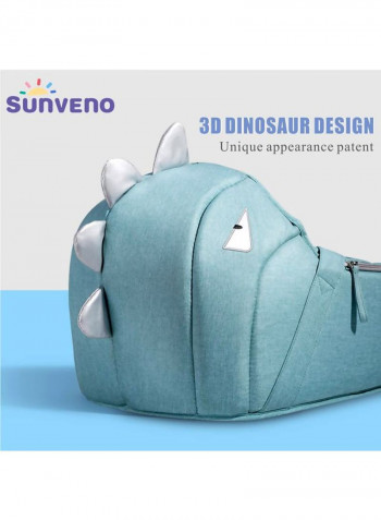 Foldable Travel Carry Cot Green