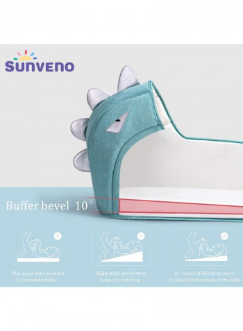 Foldable Travel Carry Cot Green