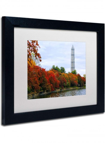 Tidal Basin Autumn 3 Framed Wall Art multicolour 11 x 14inch