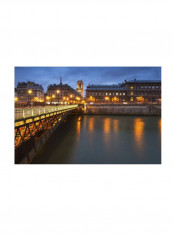 Bridge Of Arcole In Paris 2 Canvas Wall Art Multicolour 16 x 24inch