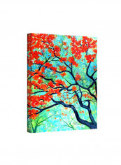 Spring Joy Gallery Wrapped Canvas Wall Art Multicolour 18 x 14inch