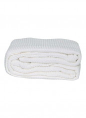 Cotton Thermal Blanket White