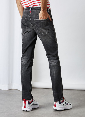 Scanton Slim Fit Jeans Black