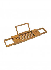 Teak Tub Caddy Beige 20x6.25inch
