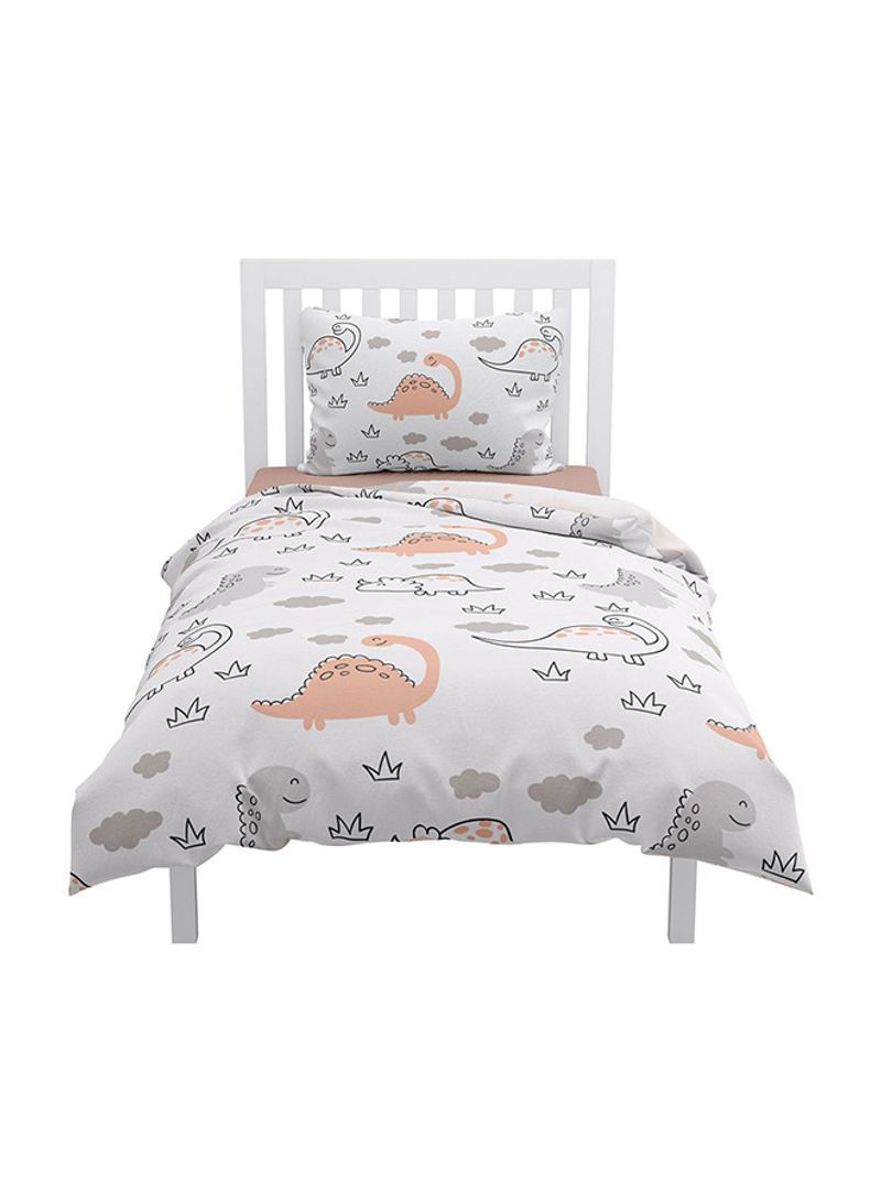 Cover Duvet with Pillow Case, Small - Dino/Cloud