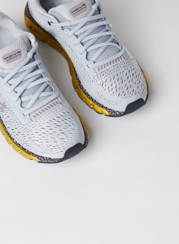 UA HOVR Halo Gray/Metallic Gold Luster/Slate