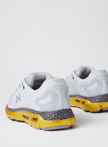UA HOVR Halo Gray/Metallic Gold Luster/Slate