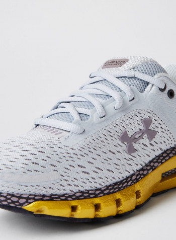 UA HOVR Halo Gray/Metallic Gold Luster/Slate