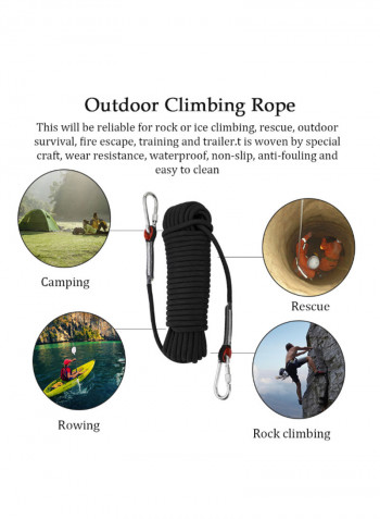 Outdoor Mountain Climbing Rope 30 x 10 x 18centimeter