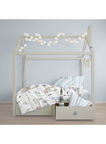 Cover Duvet with Pillow Case, Small - Camp/Stripes
