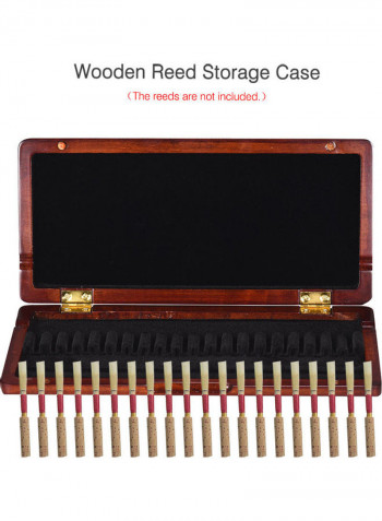 Wooden Reed Case With Inner Soft Cloth