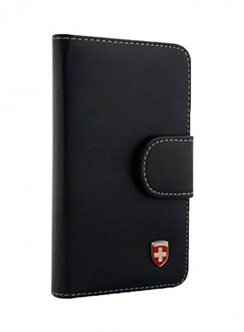 Protective Wallet Case For Jasper LTE Majesty Pro Black