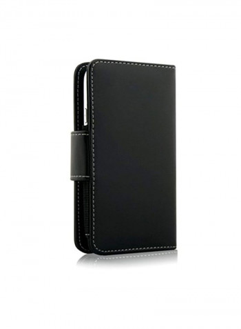 Protective Wallet Case For Jasper LTE Majesty Pro Black