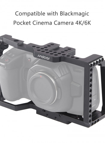 4-Piece Camera Cage Kit Black