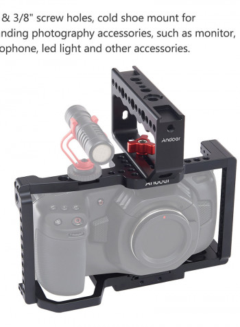 4-Piece Camera Cage Kit Black