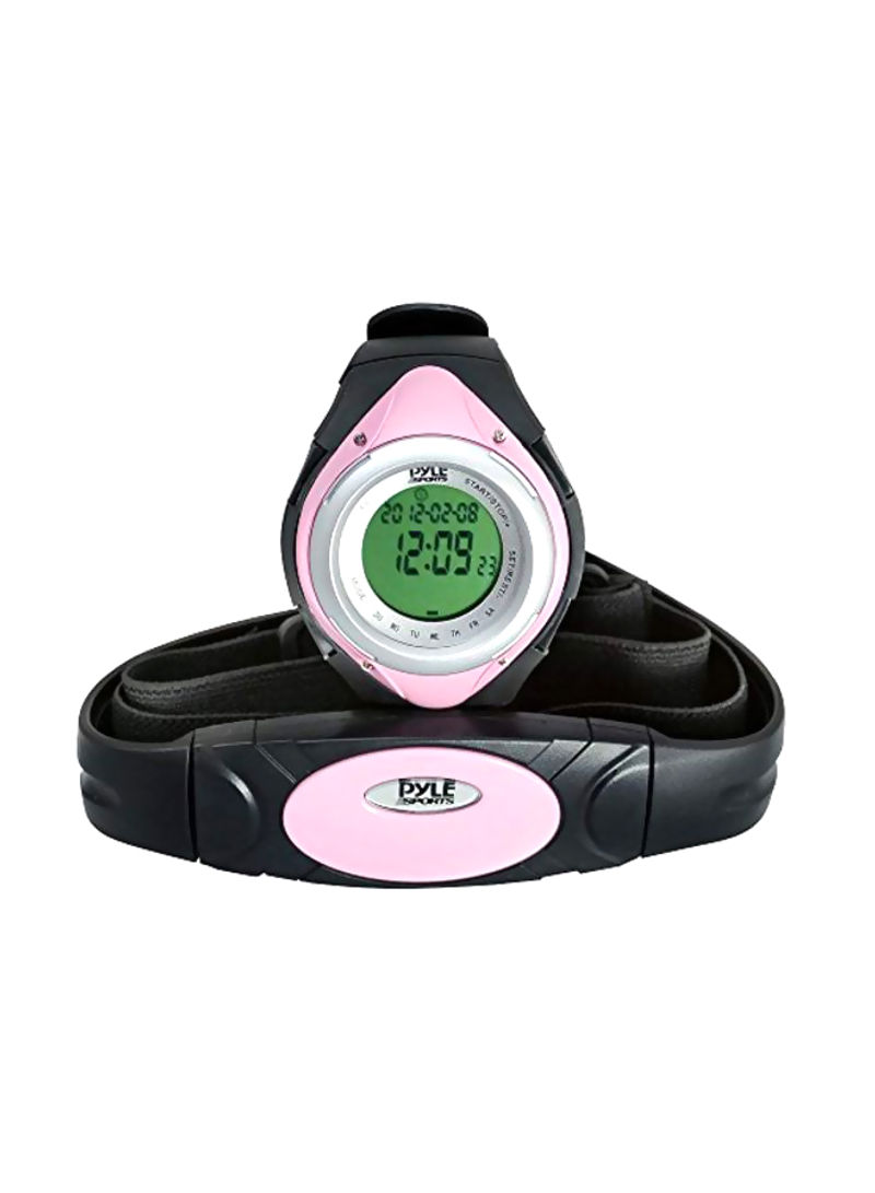 Fitness Tracker With Heart Rate Monitor Black/Pink