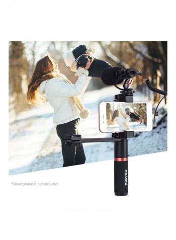 Smartphone Video Kit With Cardio Directional Video Microphone LU-D7136 Black