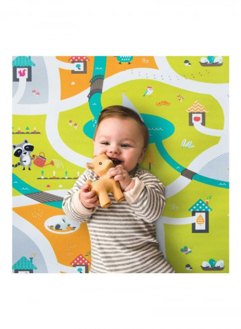 Waterproof Reversible Playmat B0173 55.1x0.4x39.3inch