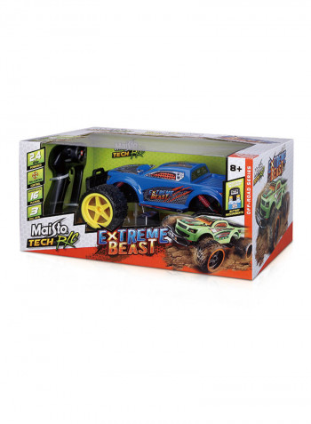 2.4 GHz Extreme Beast Remote Control Car Assorted - Colour May Vary