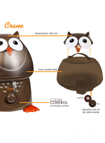 Owl Ultrasonic Humidifier CR/EE-8189 Brown