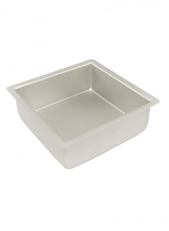Square Cake Pan Silver 4x4x2inch