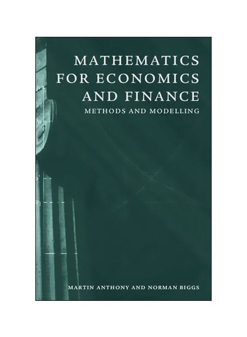 Mathematics For Economics And Finance : Methods And Modelling Paperback