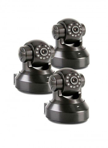 3-Piece Wireless WiFi Two Way Audio Surveillance Camera