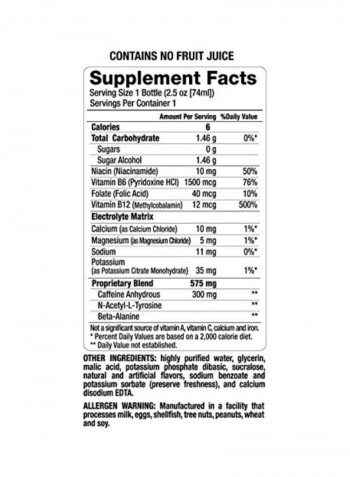 Pack Of 12 Max 300 Redline Energy Boost Dietary Supplement