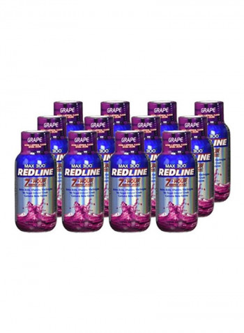 Pack Of 12 Max 300 Redline Energy Boost Dietary Supplement